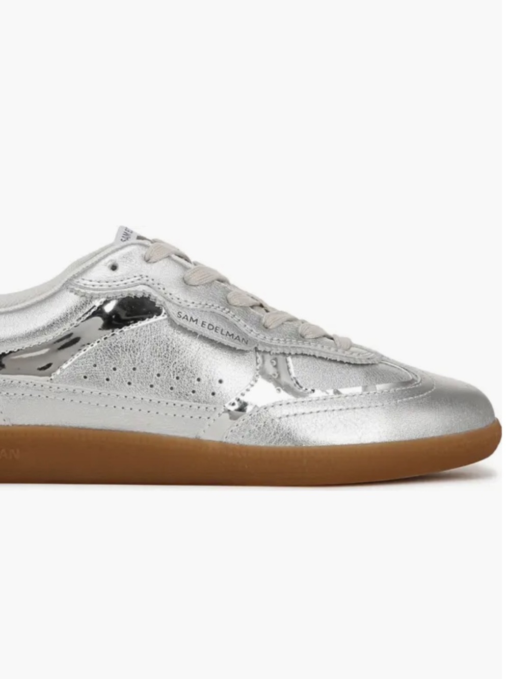 Sam Edelman Metallic Soft Silver Kallan Sneaker